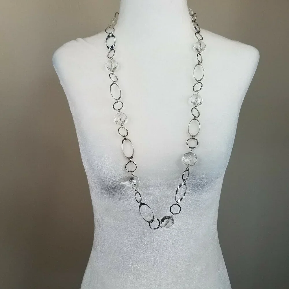 Clear Bead Necklace 32